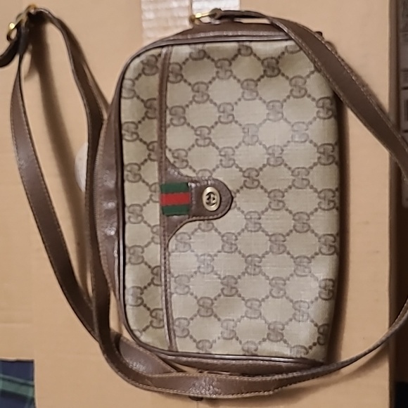 Gucci  PVC Shoulder handbag Sherry line - Picture 9 of 11